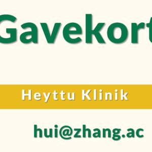 Akupunktur behandling gavakort